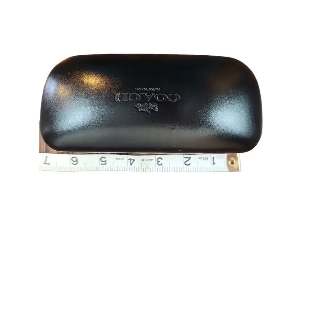 Coach‎ sunglasses glasses hard case black logo